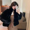 Женская меховая корейская версия Mink Velvet Mao Short Coat Женская 2023 онлайн -знаменитость зима тепло