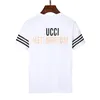 T-shirt da uomo di moda T-shirt da donna da uomo estiva T-shirt da uomo in cotone manica corta casual T-shirt Hip Hop Street Wear T-shirt Abbigliamento da uomo in bianco e nero v74