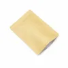 4 rozmiary Brown Otwarte Top Food Pakiet Pakiet Papiet Kraft Paper aluminiowy Folia Opakowanie Wakacja kawa w proszku suszone worki do przechowywania żywności heA242L