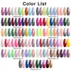 Nail Glitter Mtssii 10Pcs Dipping Powder Set Series Color Holographics Glittery Chrome Without Lamp Cure Art Decorations Kit 230726