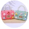 2023 Ny handgjorda lappar DIY mini Bag Chain Crossbody Bag Princess Bag Children's Coin Purse Jelly Bag 01