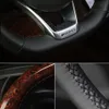 DIY for Mercedes Benz hand sewn leather steering wheel cover S-class c260l e300l A200 glc260l Glab sport276A