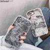 휴대폰 케이스 레이디 케이스 iPhone XS Max XR X 11 Pro Gift TPU Case Furry Furry Warm Cover for iPhone 6 6S 7 8 Plus 소프트 폰 케이스 Z230728