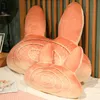 Plush Pillows Cushions 50CM Cute Bread Food Plush Toy Stuffed Cartoon Bunny Pillow Decor Doll For Girl Kids Birthday 230726