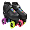 壮大なレインボーニトロクアッドスピードスケート快適なパッド入りブーツ