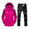 Andere Sportartikelen Skipak Vrouwen Waterdicht Winddicht En Snowboardjack Broek Set Dikke Warme Sneeuw Kostuums Outdoorkleding 230726