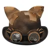 Barette Steampunk Zylinder Ohr Cosplay Caps Requisiten Kostüm Party Versorgung Bühne