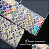 Caixas de embalagem Decorações de arte para unhas 28 grades Decoração vazia Caixa de armazenamento Caixa Glitter Strass Contas de cristal Container Drop Delivery Dh9Tx