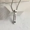 Pendentif Colliers Projection P o Bar Collier Personnalisé Cadeau Commémoratif pour Lui Papa Petit Ami Personnalisé Anniversaire Anniversaire Cadeaux Homme Bijoux 230726