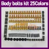 268PCS Motorcycle Fairing Bolts Full Screw Kit For KAWASAKI NINJA ZZR1400 1400 ZZR-1400 2012 2013 2014 2015 2016 2017 Complete MOT247z