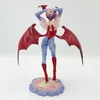 Figuras de juguete de acción 26 cm Darkstalkers Bishoujo FeliciaLilith Chica sexy Figura de anime Morrigan Aensland Figura de acción Modelo adulto Juguetes de muñeca 230726