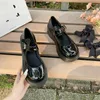 Zapatos de vestir 2023 Primavera Verano Mary Jane Muffin Bottom Lazo japonés Estudiante JK Versátil Diseño dulce Mujer