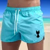 Cat Back View Printing Men's Board Shorts Summer Sport Casual Fitness Breathable Jogging Male Tracksuit Short Pants S-3XL