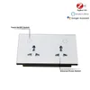 Smart Power Cyks Universal Type Zigbee 3.0 Gniazdo ścienne z 2 dotykiem 4 mm Crystal Panel Tuya Alexa Home Smart Outlet dla domu hotelu HKD230727