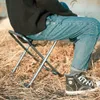 Camp Furniture Outdoor Aluminum Alloy Folding Stool Portable Fishing Camping Beach Chair 230726