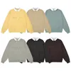 Heren Grote maten Hoodies Sweatshirts in herfst / winter 2024 acquard breimachine e Custom jnlarged detail ronde hals katoen a22rf