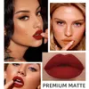 الشفاه الشفاه Qi 12pcs Lipstick Lipstick مجموعة مقاومة للماء طويلة الأمد في المخملية العارية Red Gloss Tint Makeup Cosmetic Lipgticks Lipgloss 230726