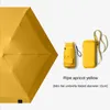 Parasol mini kompaktowy parasol dla kobiet światło 6 składane ochrona przeciwsłoneczna i deszcz Mała karta torba Paraguas Mujer 230627