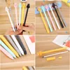 Gel Pens Wholesale Stationery Cute Totoro Gel-Ink Pen Signature Escolar Papelaria School Office Writing Supply Students Gift1 Drop D Dhixc