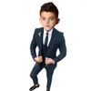 Suits Formal Suit for Boys Wedding Lapel Indian Style Jacket Pants 3 Pieces Fashion Party Child Clothes Slim Fit Kids 230726