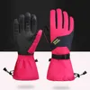 Skidhandskar Wate Repellent Skiing Gloves Women 10 Fingers Touch Screen Winter Warm Windproect Ski Snowboard Running Cykelhandskar HKD230727