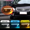 1 Pair DRL For Toyota Camry 2009 2010 2011 Daytime Running Lights fog lamp cover Daylight Turn yellow and night blue317I