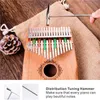 Nyhetsartiklar Kalimba Musik Instrument Tum Piano 17 Keys Mahogny Wood Finger Piano Combinations Presents for Kids Portable Mbira Finger Piano 230727