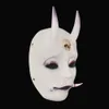 Masques de fête Japonais Prajna Résine Masque Hannya Masque Oni Diable Masque Halloween Fêtes Festivals Fournitures Cosplay Collection Masque 230726