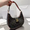 Женщина классика печати плечи сумки для роскошных дизайнеров подмышечная сумка Lady Подличная кожа