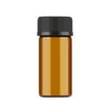 1 ml 2 ml 3 ml mini bursztynowe odczynniki olejku eterycznego napełniania butelki Brown Glass Fili z CAP2035