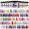 Nail Glitter Mtssii 10Pcs Dipping Powder Set Series Color Holographics Glittery Chrome Without Lamp Cure Art Decorations Kit 230726