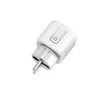 Smart Power Plugs Lellki Tuya Smart Life Plug 16A EU ZigBee Socket Outlet Timer Power Monitor med Assistant ZigBee2MQTT Alexa 100-240V HKD230727