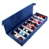 Förvaringslådor BINS 8 SLOT EGYEAR Standhållare för solglasögon Glasögon Display Case Jewely Tray Box Organizer Unisex2814