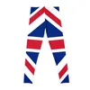 Aktif Pantolon Bayrağı: Birleşik Krallık Tayt Taytlar? Kadın Spor Spor salonu Kadınlar Teşhalleri Yükseltme Butt