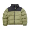 Parkas Mens Winter Hooded broderi Down Jacket Warm Parka Puffer Puffer Letter Print Outwear Flera färgtryck North Raceds