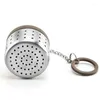 Water Bottles Tea Infuser Strainer Bag Leaf Filter With Silicone Cover Teapot Kitchen Stainless Steel