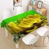 Table Cloth Banana Tablecloth Cloth Square/rectangular Dustproof Table Cover Party Home Decoration TV Set Antifouling Tablecloth R230727