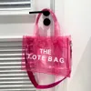 Borse da sera Designer di lusso The Tote Bag Donna Lettera trasparente Borsa a tracolla Messenger Shopping Bag Borse da spiaggia per le vacanze Sac A Main Femme 230726