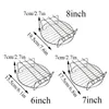BBQ Tools Accessories 6/7/8 Inch Tray Baking Air Fryer Rack Kitchen Grill Holder Air Fryer Accessories Baking Tray Double Layer Round Barbecue Rack 230726