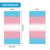 Foulards Transgenre Drapeau Lgbt Pride Bandana Cache-Cou Imprimé Wrap Écharpe Multifonction Cagoule Vélo Unisexe Adulte Coupe-Vent