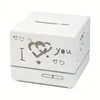 Square Heart-shaped Humidifier Household Bedroom Air Silent Night Light Remote Control Seven-color Essential Oil Aromatherapy Machine