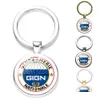 Keychains Lanyards New Ign Rainbow Six Wiki Key Chain Gign Glass Cabochon Pendant Bronze Color Keyholder Car Accessories Gifts For M Dhnkh