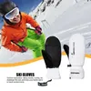 Guantes de esquí Invierno Cálido Guantes de esquí Ciclismo Mitones Invierno Cálido Guantes de esquí Impermeable Snowboard Mujer Guante Montaña Mujer Hombre Mitones HKD230727