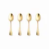Servis uppsättningar Rose Gold Cutery Set Forks Knives Spoons 18/10 rostfritt stål Middagsgaffel Kniv Knippinnar Dropshippi