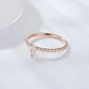 Cluster Rings 2023 S925 Silver Candy Ring Donna Drop Pera Proposta di matrimonio Diamond Ins