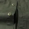 Erkek Ceketler Erkekler Askeri Taktik Gömlek Pamuk Nefes Üretilebilir Düz Renk Cep Gündelik Moda İnce Uygun Uzun Kollu Kargo Top Artı Boyut