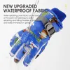 Ski Gloves WEST BIKING Children's Warm Gloves Windproof Warm Ski Riding Kids Bicycle Glove Snow Skating Snowboarding Outdoor Sports Mittens HKD230727