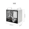 Carte mère Mini ITX, petit châssis, côté tout en aluminium transparent, grande alimentation, châssis portable, ordinateur de bureau, châssis principal, coque