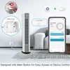 Wtyczki inteligentnej mocy Moes WIFI Smart Power Socket Plug Brightness Dostosuj Timer dla Tuya Smart Life App Alexa Voice Control EU/UK/US HKD230727