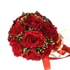 Flores decorativas Veludo Buquê de Casamento Festa Produtos de Decoração de Natal Artificial Rosa Hortênsia Híbrido Para Casa